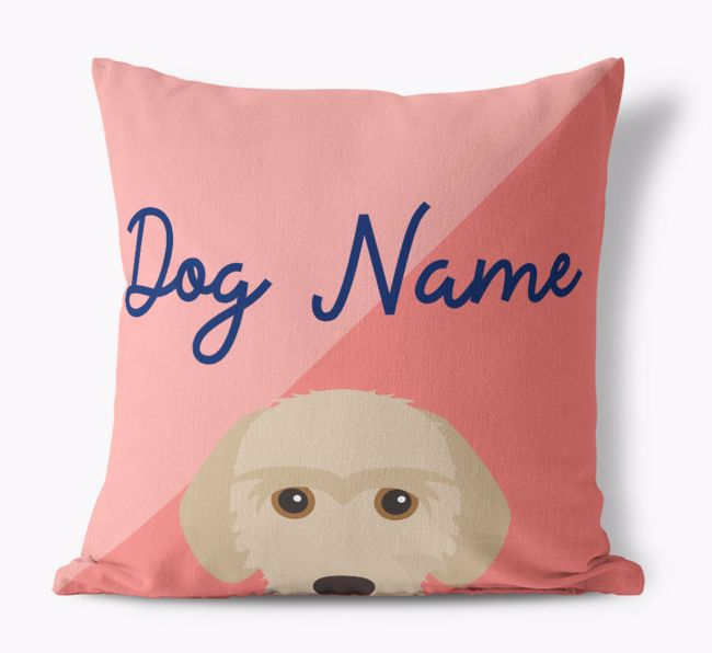 Peeking Name: Personalised {breedFullName} Cushion